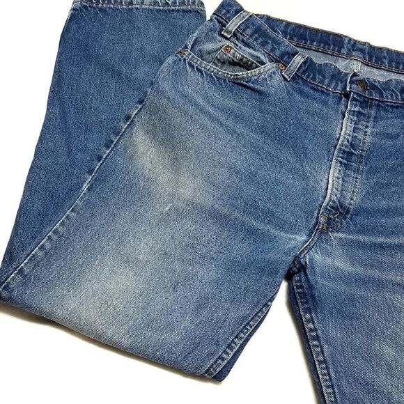 VINTAGE Levi's 509 Orange Tab Distressed Jeans - Picture 6 of 16